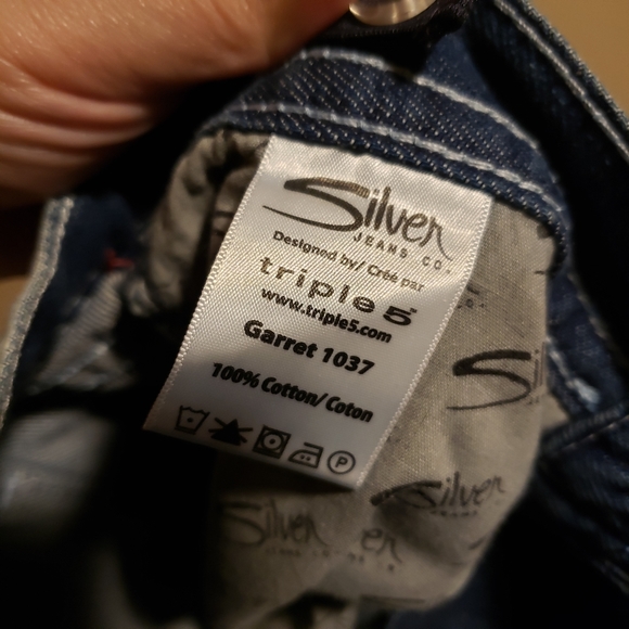 Silver Jeans Garret BOYS Adjustable Waist Size 14 Loose Fit - Picture 6 of 6